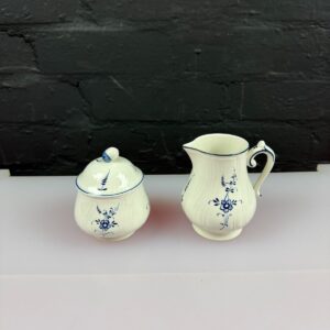 Villeroy & and Boch Luxembourg Vieux Milk Cream Jug 10.5 cm & Lidded Sugar Bowl