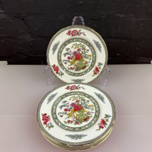 6 x Paragon Tree of Kashmir Tea / Side Plates 16 cm Wide Set