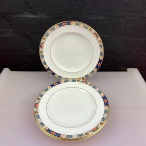 4 x Royal Crown Derby Rutland A.1328 Salad Plates 8.5" Wide Set 1994
