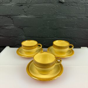 3 x Vintage T.G Green Granville Tea Cups and Saucer Set
