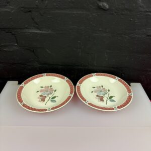 Wedgwood Albany Rimmed Soup Bowls 21 cm Wide Set of 2