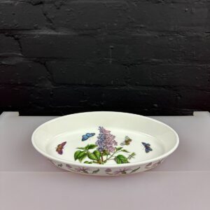 Portmeirion Botanic Garden Oval Vegetable Serving Dish Garden Lilac 29 cm x 18cm