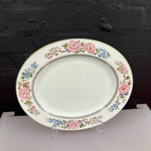 Royal Worcester Mikado Oval Carving Serving Platter Plate 13.25" x 11.5"