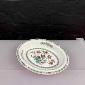 Wedgwood Kutani Crane Oval Open Vegetable Serving Dish Bowl 25.5 cm No Brown Rim
