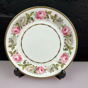 Royal Worcester Royal Garden Dot Dash Cake Plate 23.5 cm Wide