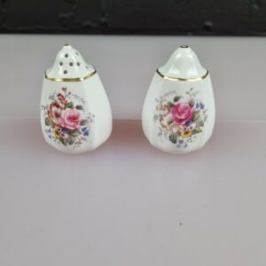 Royal Crown Derby Posies Small Salt and Pepper Pots 2.25" High