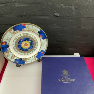 Royal Worcester 2000 AD To Celebrate The Millennium Service Plate Platter 30.5cm