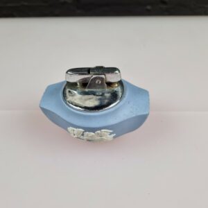 Wedgwood Blue Jasper Ware Silver Ulysses Lighter