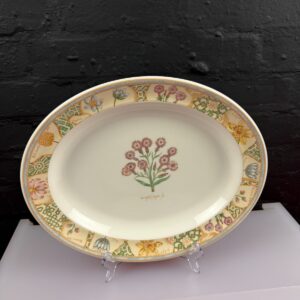 Wedgwood Home Garden Maze Oval Carving Serving Platter Plate 14.25" 3 Available