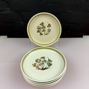 Denby Shamrock Tea / Side Plates 17 cm Wide Set of 6