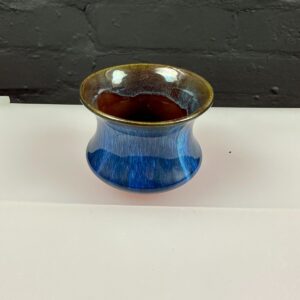 Bourne Denby Danesby Ware Electric Blue Planter Plant Pot 12 cm Wide 10 cm High