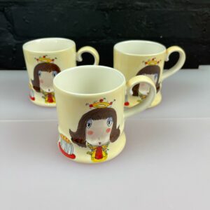 3 x Whittard of Chelsea Tea / Coffee Footed Mugs Death By Chocolate Cake
