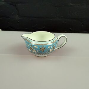 Wedgwood Florentine Turquoise W2714 Squat Milk / Cream Jug 2.5" High Last 1