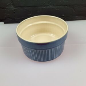Denby Classic Blue Open Round Vegetable Serving Dish 6.75" x 3.75"