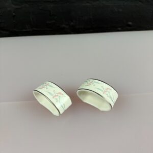 Royal Doulton Carnation H5084 Napkin Rings Set of 2