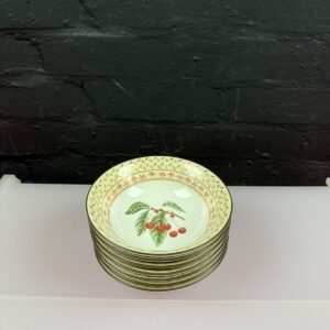 7 x Johnson Brothers Fruit Sampler Cereal Bowls 15 cm Wide Set
