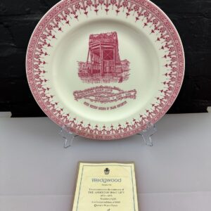 Wedgwood Collectors Plate Anderson Boat Lift Centenary 26.5 cm Wide 1875 - 1975