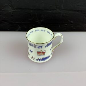 Coalport Queen Elizabeth II 25th Anniversary Of The Coronation Limited Ed Mug