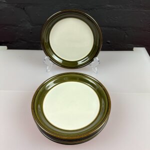 6 x Denby Parisienne Green Tea / Side Plates 6.75" Wide Set