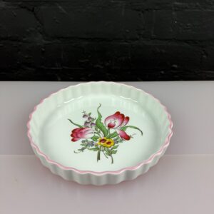 Spode Marlborough Sprays Flan / Quiche 7.75" Wide