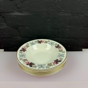 Royal Doulton Camelot TC1016 Rimmed Pasta Soup Bowls 23 cm Wide Set of 5