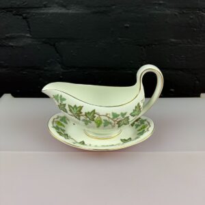Wedgwood Santa Clara W4114 Gravy Boat / Sauce Jug and Stand / Drip Plate Set