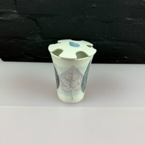 Portmeirion Dusk Leaves Toothbrush Holder 5" High