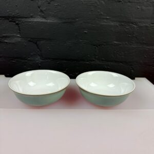 Denby Regency Green Cereal Bowls 6.5" Wide 2 Sets of 2 Available 1st Quality