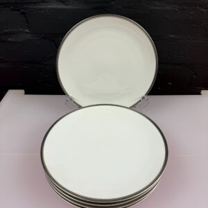Thomas Silver Band Germany Salad Plates 21 cm Wide Set of 5