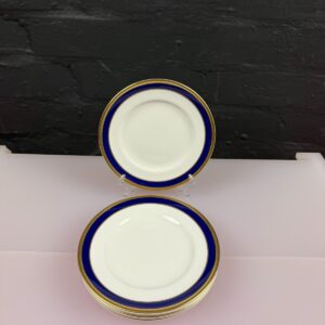 6 x Coalport Rutland Blue Tea / Side Plates 16 cm Wide 2 Sets Available