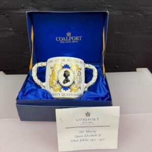 Coalport Limited Edition Silver Jubilee 1977 Large Loving Cup 3" Boxed 149-1000