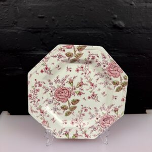 Johnson Brothers Bros Rose Chintz Octagonal Dinner Plate 27 cm Wide