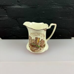 Johnson Brothers Old Britain Castles Brown Jug Pitcher 6" High