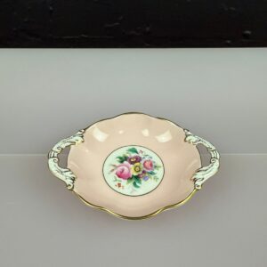 Coalport Bon Bon Sweet Trinket Dish 13.5 cm Pink Floral Flowers