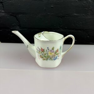 Aynsley Wild Tudor Watering Can Handle to Spout 7.75" and 4" High