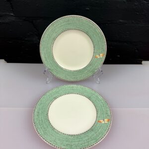 Wedgwood Sarah's Garden Green Tea / Side Plates 18.5 cm Wide Set of 2