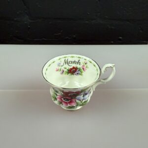 Royal Albert Flower Of The Month March Anemones Replacement Tea Cup