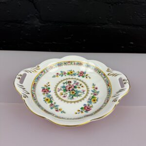 Coalport Ming Rose Twin Handled Bon Bon Dish / Serving Dish 22.5 cm Wide