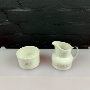 Royal Doulton Morning Star TC1026 Milk / Cream Jug and Open Sugar Bowl Set