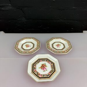 Wedgwood Clio Octagonal Trinket Dish / Dishes 5.25" Wide Set of 3
