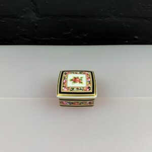Wedgwood Clio Square Covered Lidded Trinket Dish / Box 7 cm Wide