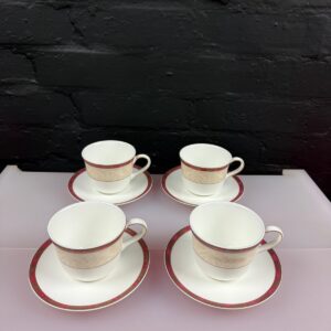 Royal Doulton Kensington 2006 Tea Cups and Saucers Set of 4