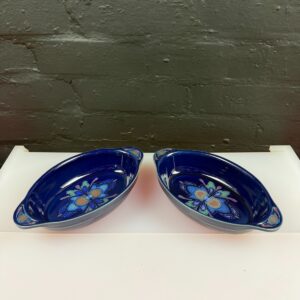Denby Baroque Gratin Vegetable Serving Dishes 9" x 5.25" Set of 2