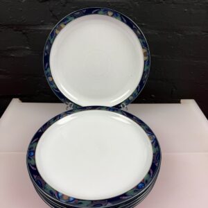 Denby Baroque Dinner Plates 26.5 cm Wide Set of 5 1st Quality