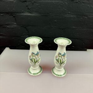Portmerion Botanic Garden Candle Stick Holders 15.5 cm High Set of 2