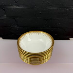 Paragon / Royal Albert Athena Soup / Cereal Bowls 6.5" Wide Set of 10