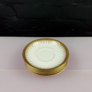 Paragon Athena Soup Coupes Bowls Replacement Stands Saucers 15 cm Wide Set of 5